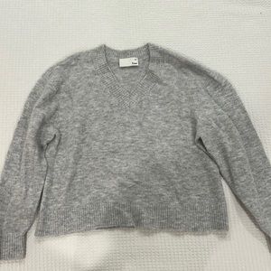 Wilfred Free V-Neck Gray Sweater